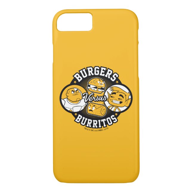 Teen Titans Go! | Burgers Versus Burritos Case-Mate iPhone Case (Back)