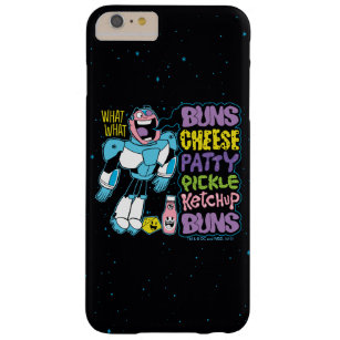 Teen Titans Go!   Cyborg Burger Rap Barely There iPhone 6 Plus Case
