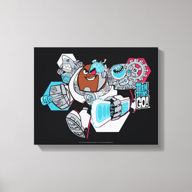Teen Titans Go! | Cyborg's Arsenal Graphic Canvas Print (Front)