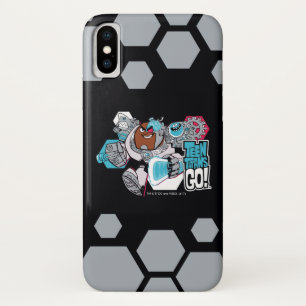 Teen Titans Go!   Cyborg's Arsenal Graphic iPhone X Case