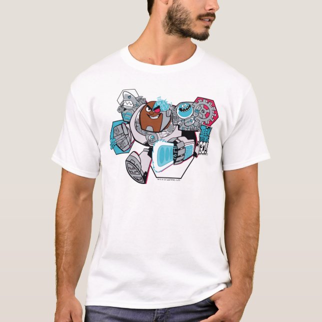 Teen Titans Go! | Cyborg's Arsenal Graphic T-Shirt (Front)