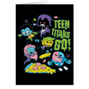 Teen Titans Go! Gnarly 90's Pizza Graphic