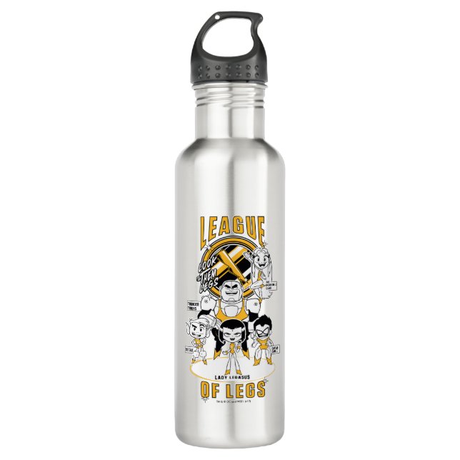 Teen Titans Go! | League of Legs 710 Ml Water Bottle (Front)