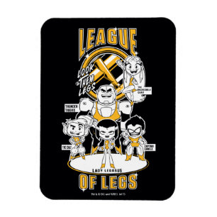 Teen Titans Go! League of Legs Magnet