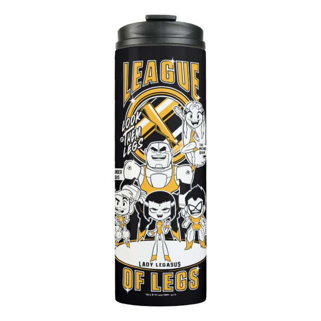 Teen Titans Go! | League of Legs Thermal Tumbler (Front)