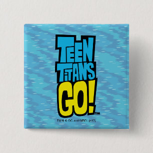 Teen Titans Go! Logo 2 Inch Square Button