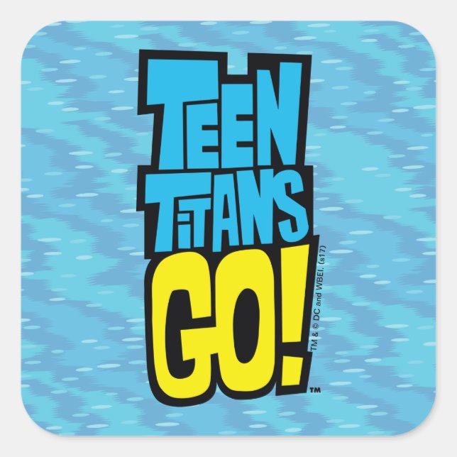 Teen Titans Go! | Logo Square Sticker (Front)