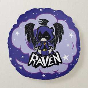 Teen Titans Go!   Raven Attack Round Pillow