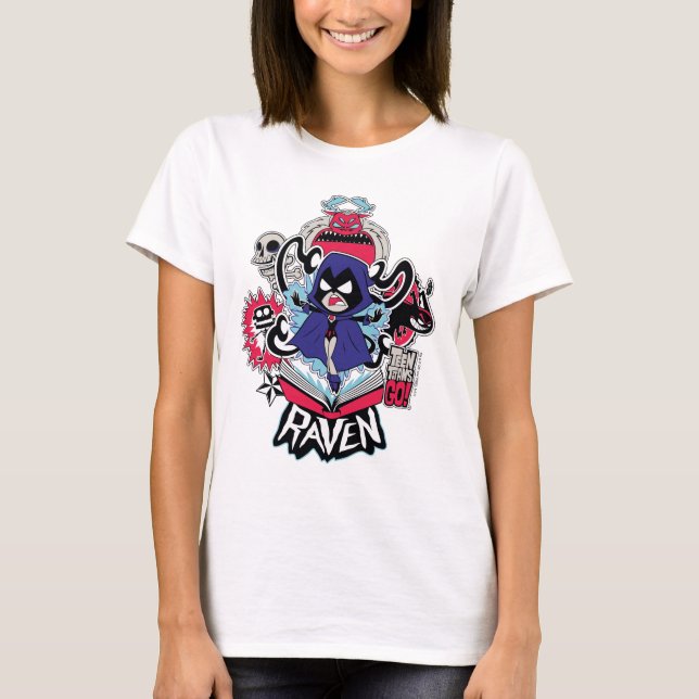 Teen Titans Go! | Raven Demonic Powers Graphic T-Shirt (Front)