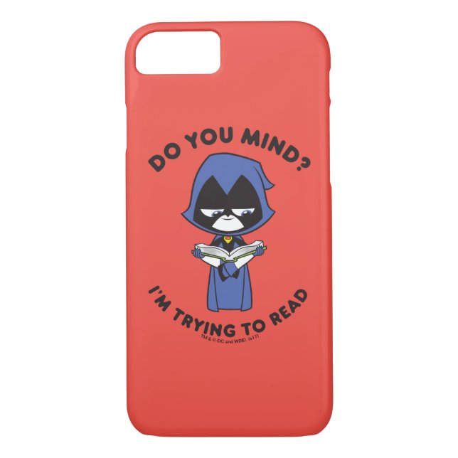 Teen Titans Go! | Raven "I'm Trying To Read" Case-Mate iPhone Case (Back)
