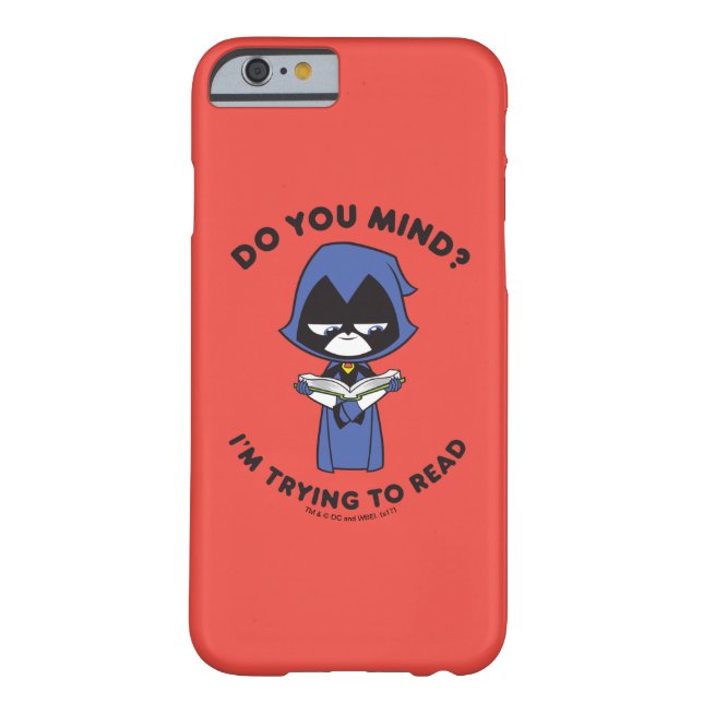 Teen Titans Go! | Raven "I'm Trying To Read" Case-Mate iPhone Case (Back)
