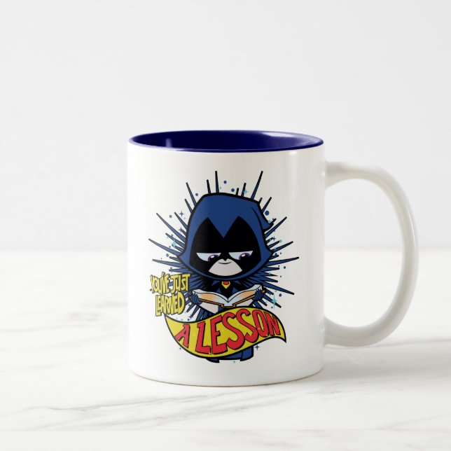 Teen Titans Go! | Raven "Learned A Lesson" Two-Tone Coffee Mug (Right)