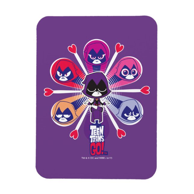 Teen Titans Go! | Raven's Emoticlones Magnet (Vertical)