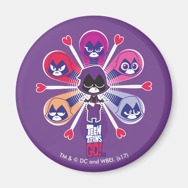 Teen Titans Go! | Raven's Emoticlones Magnet (Front)