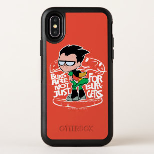 Teen Titans Go!   Robin Booty Scooty Buns OtterBox Symmetry iPhone X Case