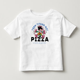 Teen Titans Go! Robin "Truth Justice Pizza" Toddler T-shirt