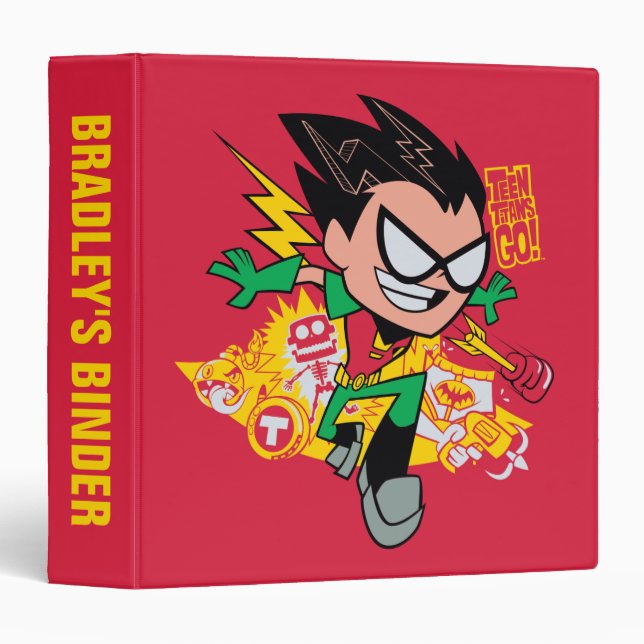 Teen Titans Go! | Robin's Arsenal Graphic Binder (Front/Spine)