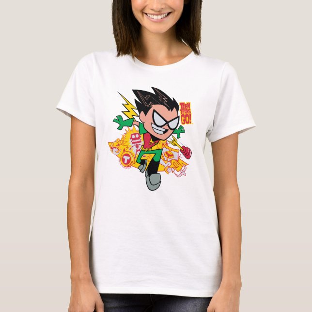 Teen Titans Go! | Robin's Arsenal Graphic T-Shirt (Front)