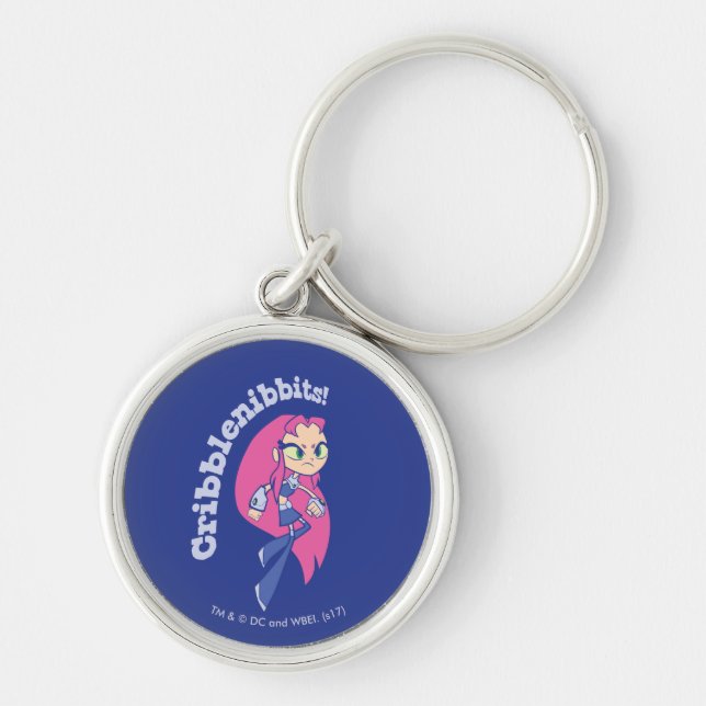 Teen Titans Go! | Starfire "Cribblenibbits!" Keychain (Front)