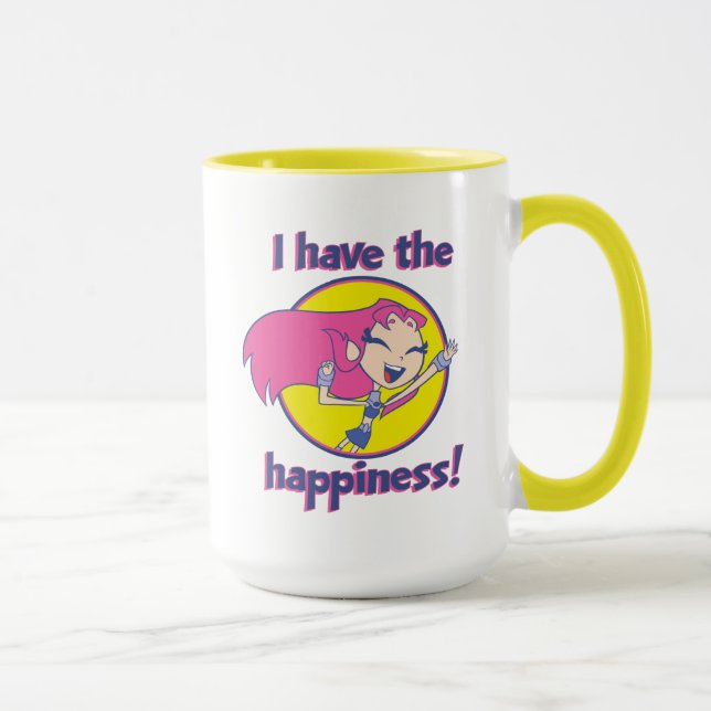 Teen Titans Go! | Starfire "I Have The Happiness" Mug (Right)