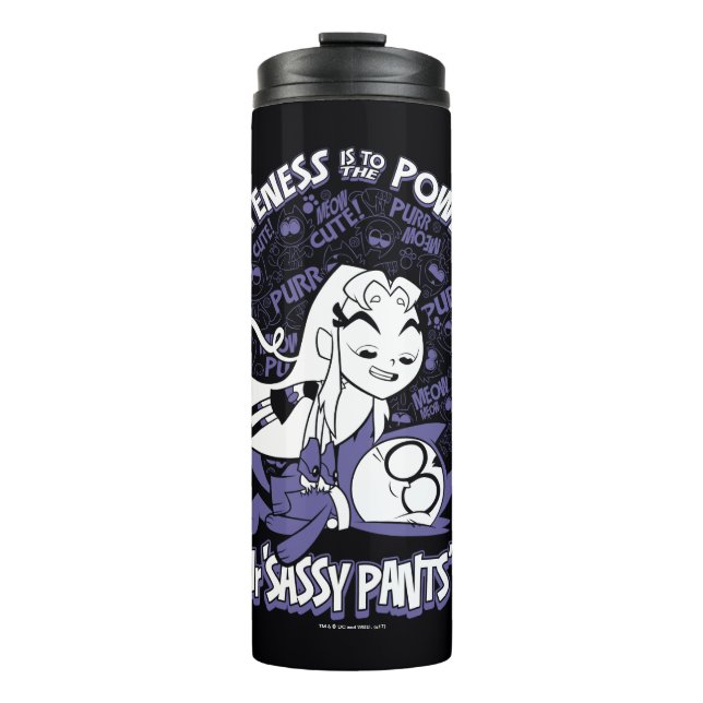 Teen Titans Go! | Starfire & Mr Sassy Pants Thermal Tumbler (Front)