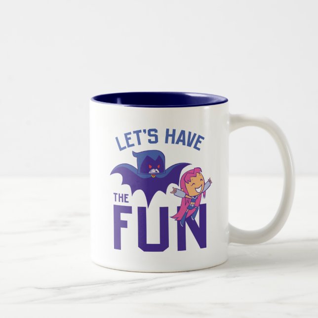 Teen Titans Go! | Starfire & Raven "Have The Fun" Two-Tone Coffee Mug (Right)