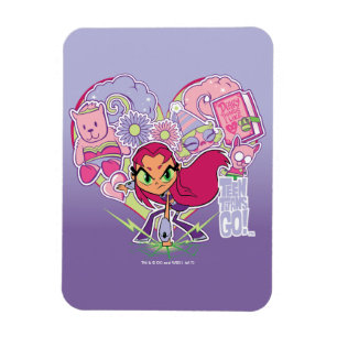 Teen Titans Go! Starfire's Heart Punch Graphic Magnet