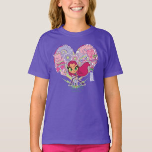 Teen Titans Go! Starfire's Heart Punch Graphic T-Shirt