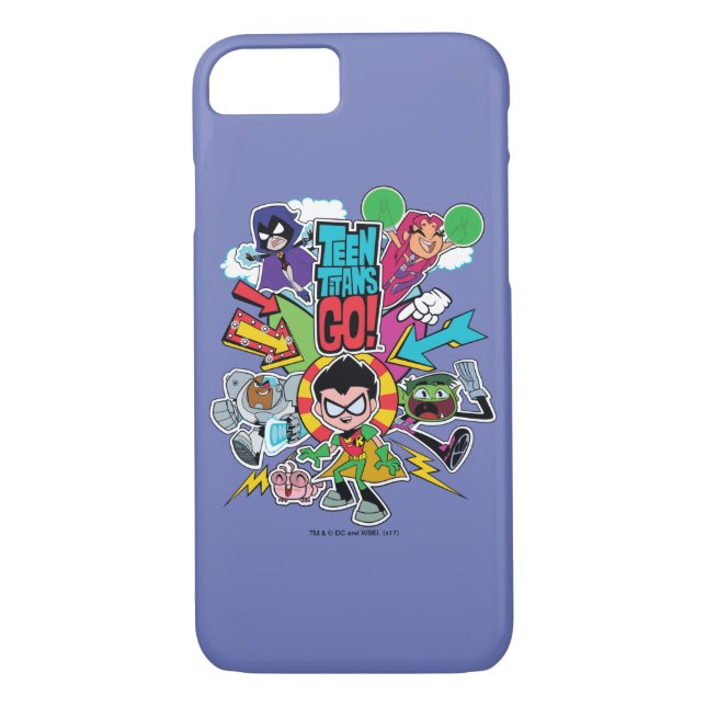 Teen Titans Go! | Team Arrow Graphic Case-Mate iPhone Case (Back)