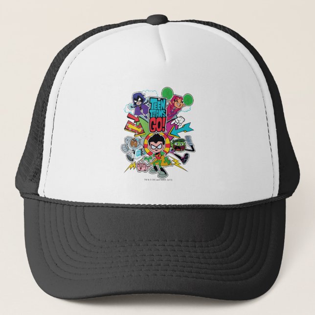 Teen Titans Go! | Team Arrow Graphic Trucker Hat (Front)