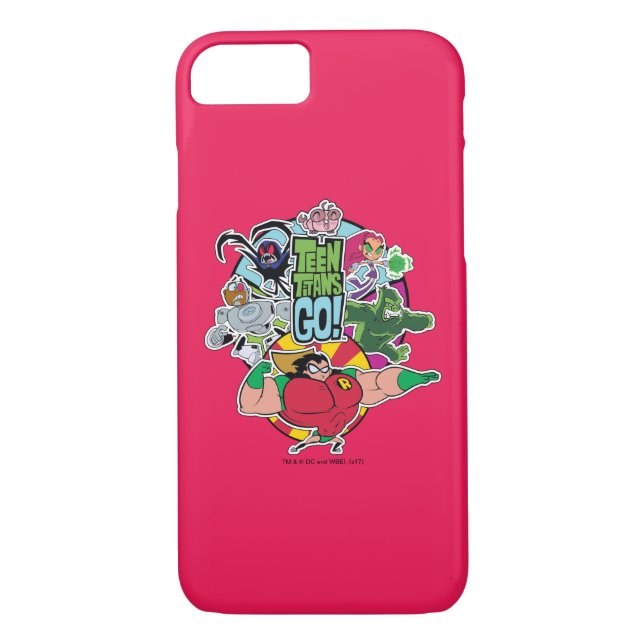 Teen Titans Go! | Team Group Graphic Case-Mate iPhone Case (Back)