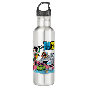 Teen Titans Go!   Tentacled Monster Approaches 710 Ml Water Bottle