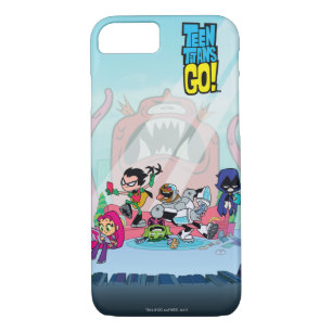Teen Titans Go!   Tentacled Monster Approaches Case-Mate iPhone Case