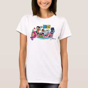 Teen Titans Go! Tentacled Monster Approaches T-Shirt