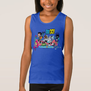 Teen Titans Go! Tentacled Monster Approaches T-Shirt