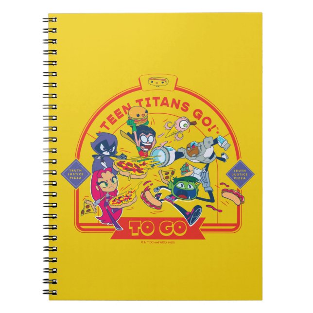 Teen Titans Go! To Go Notebook (Front)
