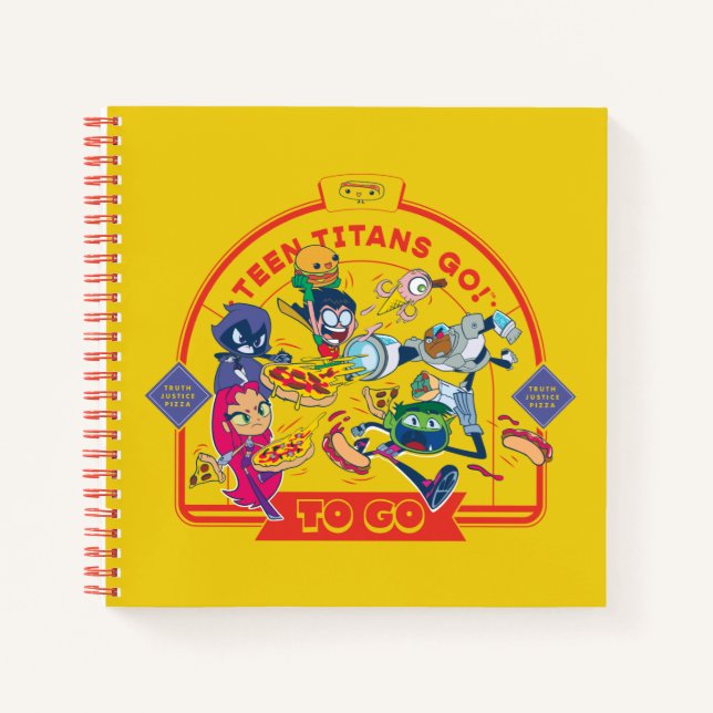 Teen Titans Go! To Go Notebook (Front)