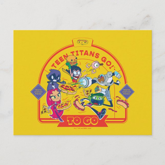Teen Titans Go! To Go Postcard (Front)