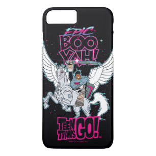 Teen Titans Go!   Warrior Cyborg Riding Pegasus iPhone 8 Plus/7 Plus Case
