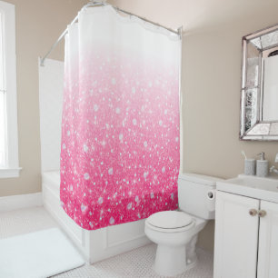 Teen Tween Girls Sparkly Pink Glitter Ombre