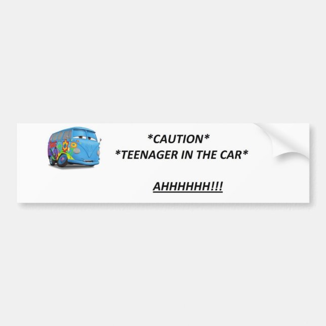 Teenage Drivers Bumper Sticker (Front)