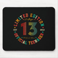 Teenager 13 Year Old Vintage 13th Birthday