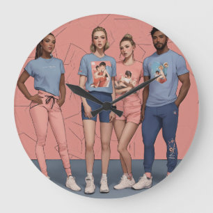 Teenager wall clock 