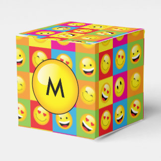 Teens Emoji Party Emoticon Faces Favor Box