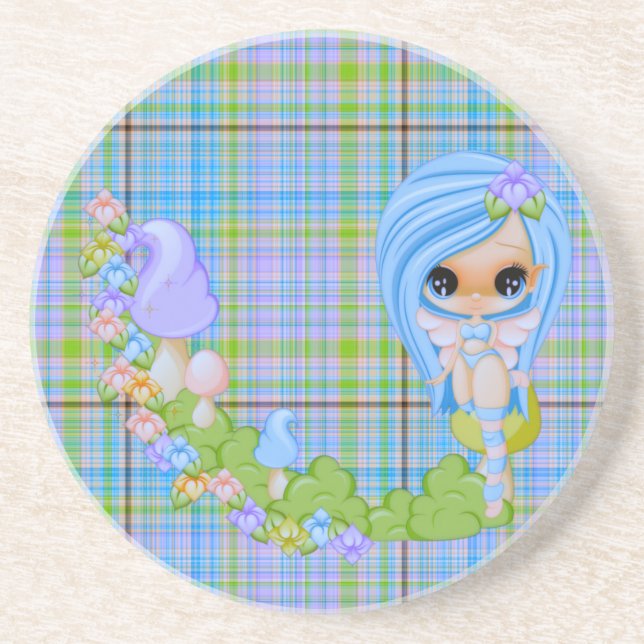 Teensy Fae Cute Faery Coaster (Front)