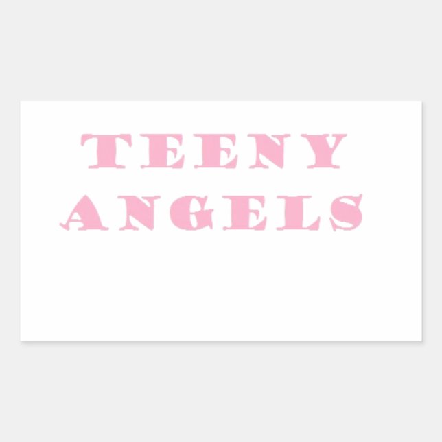 teeny angels sticker (Front)