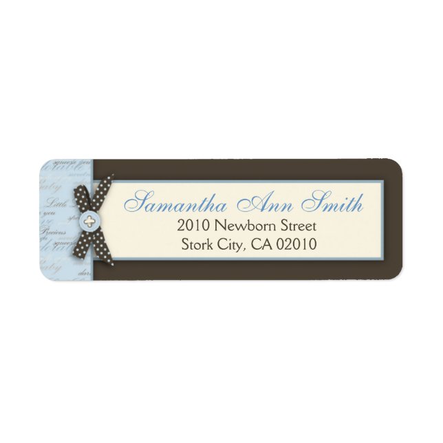 Teeny Toes BLU Return Label (Front)