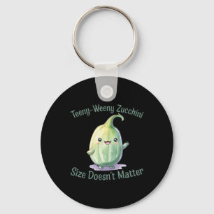 Teeny-weeny Zucchini Keychain