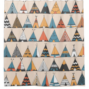 Teepee pattern. Wigwam native american summer tent