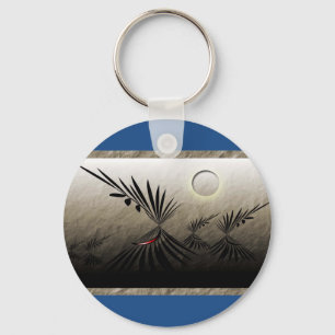 Teepee Village Keychain